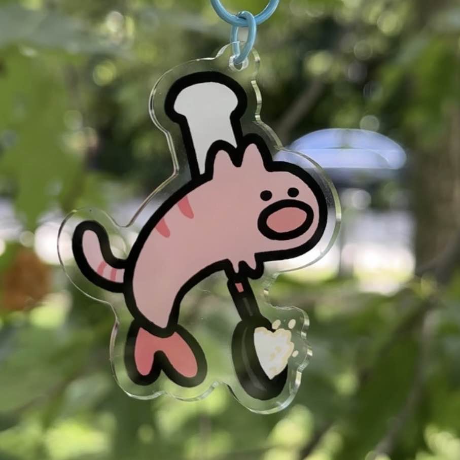 Shrimptino Keychain