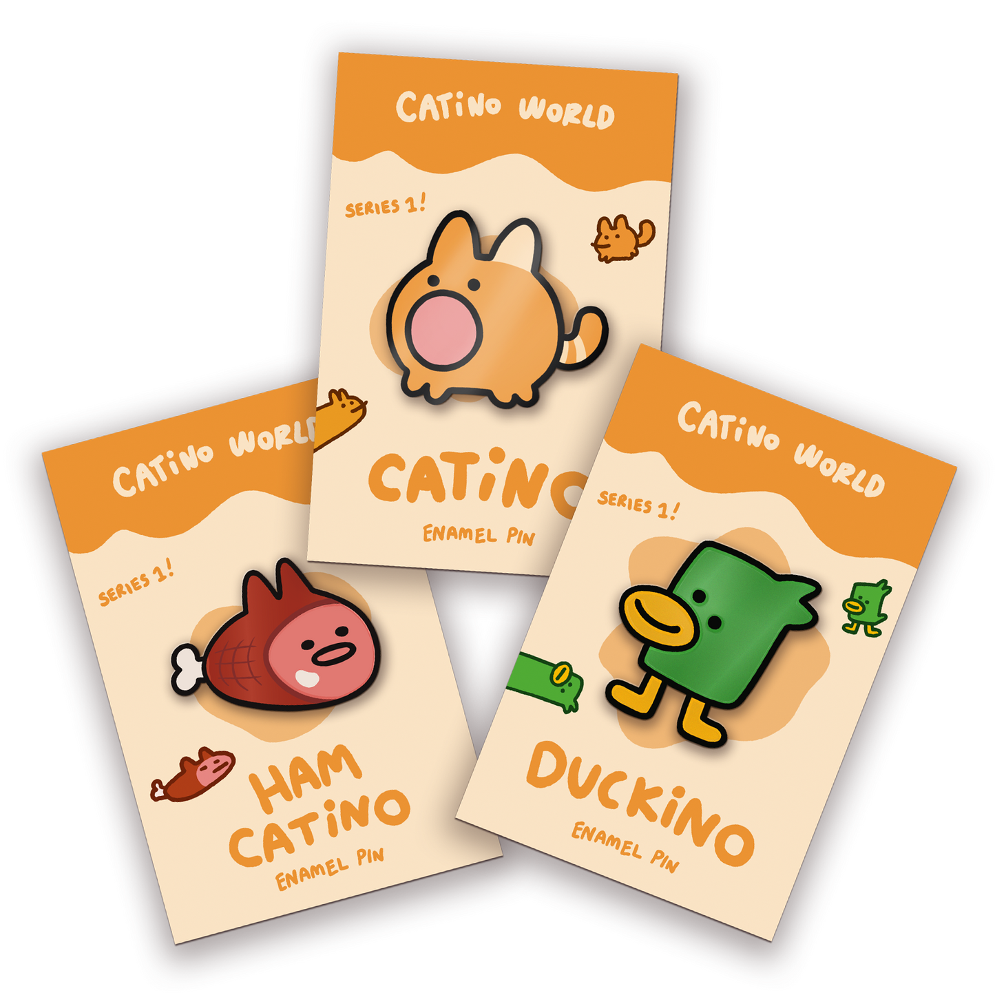 Catino Enamel Pin 3 Pack!