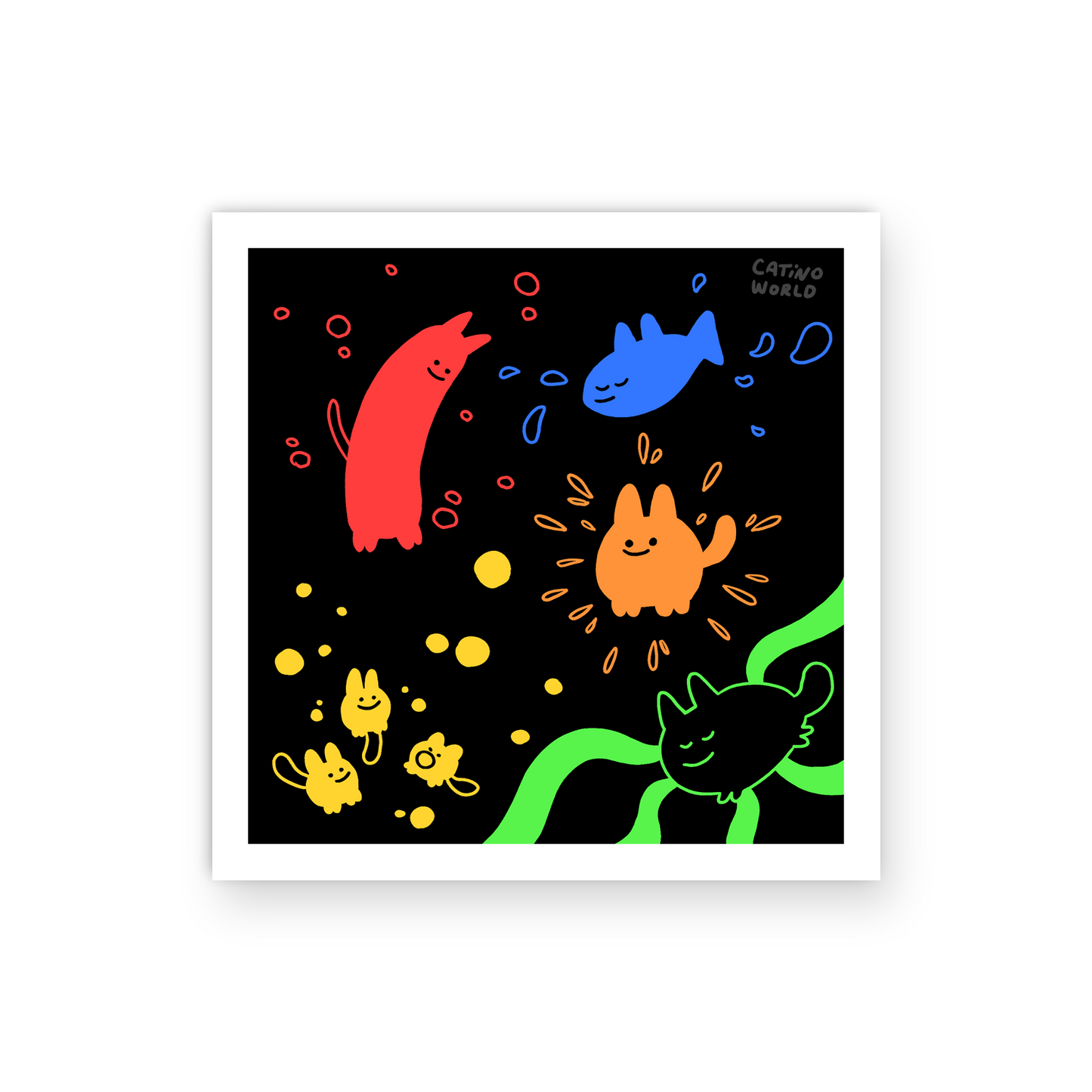 Elemental Catinos Print!