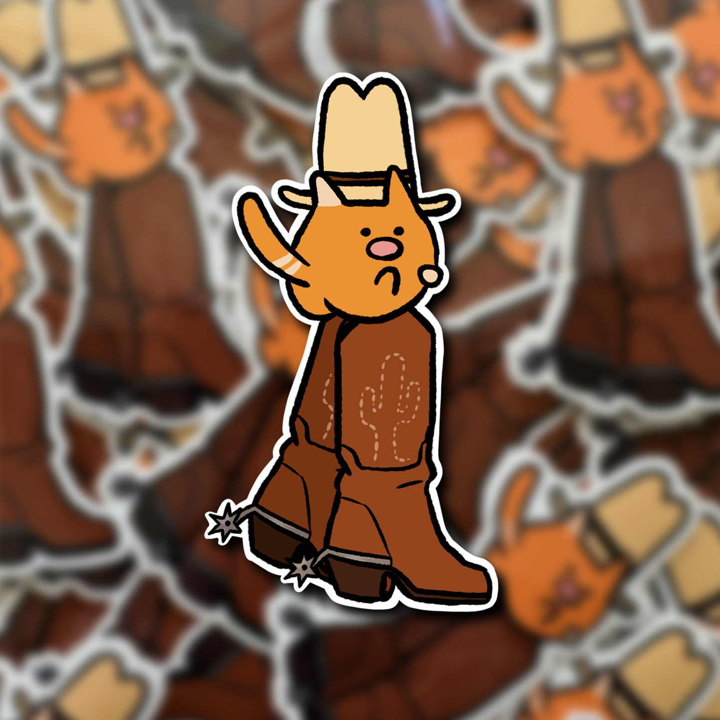 Cowboy Catinos Sticker Pack! | 3 Inch Vinyl Stickers
