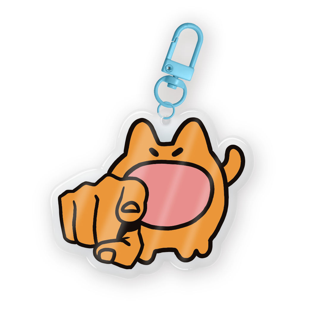 Laughing Catino Keychain