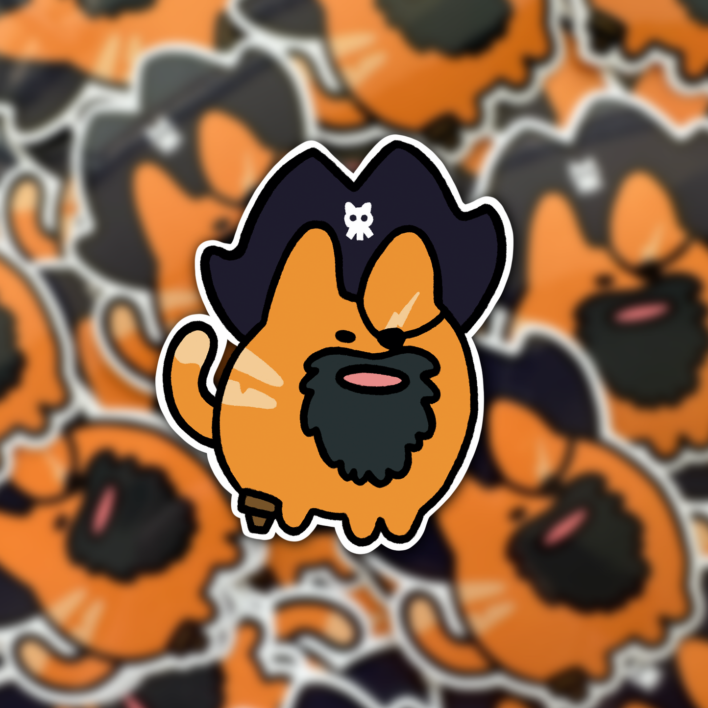 Pirate Catinos Sticker Pack! | 3 Inch Vinyl Stickers