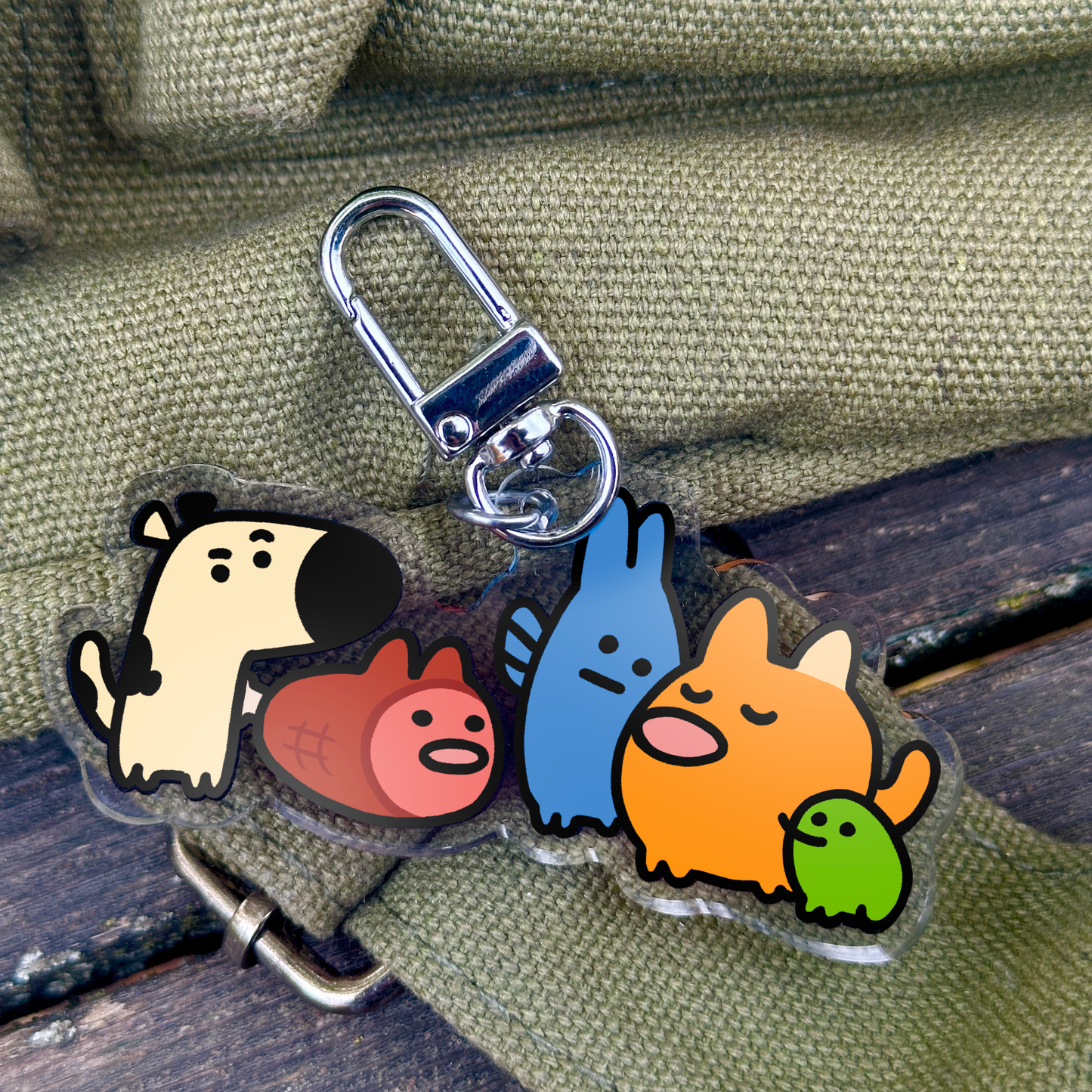 Catino Keychain 4 pack!