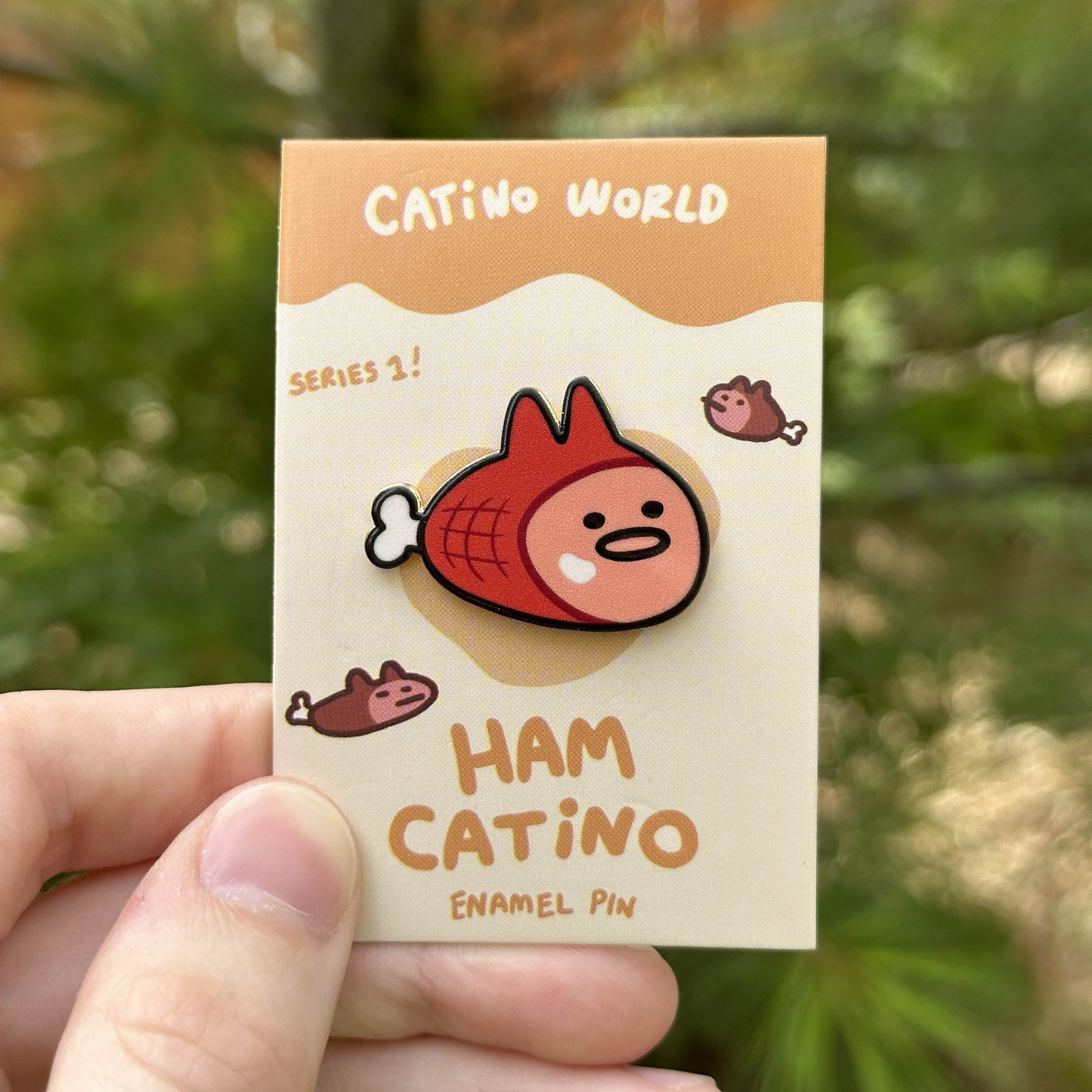 Ham Catino Enamel Pin