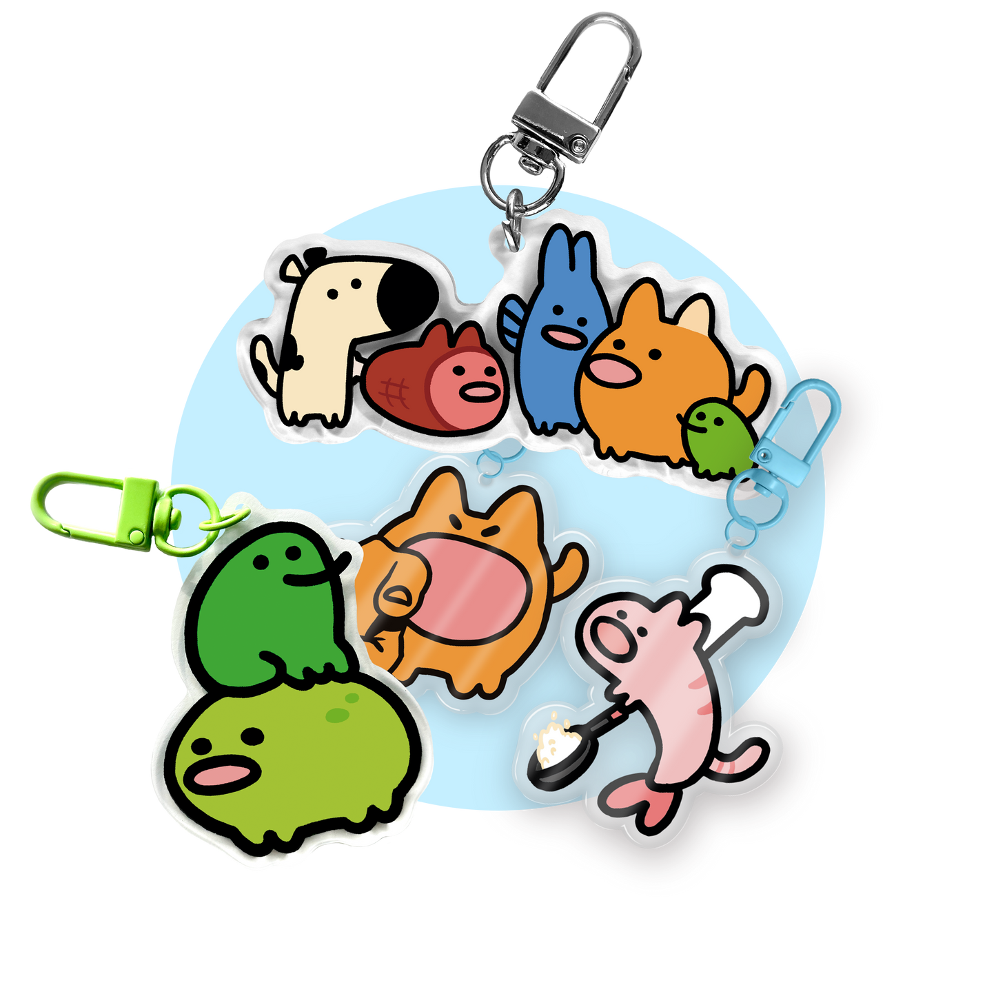 Catino Keychain 4 pack!