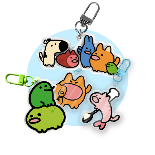 Catino Keychain 4 pack!